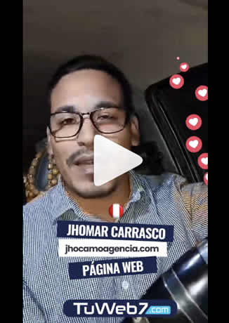 testimonio de jhomar carradco , jhocamo sobre tuweb7.com
