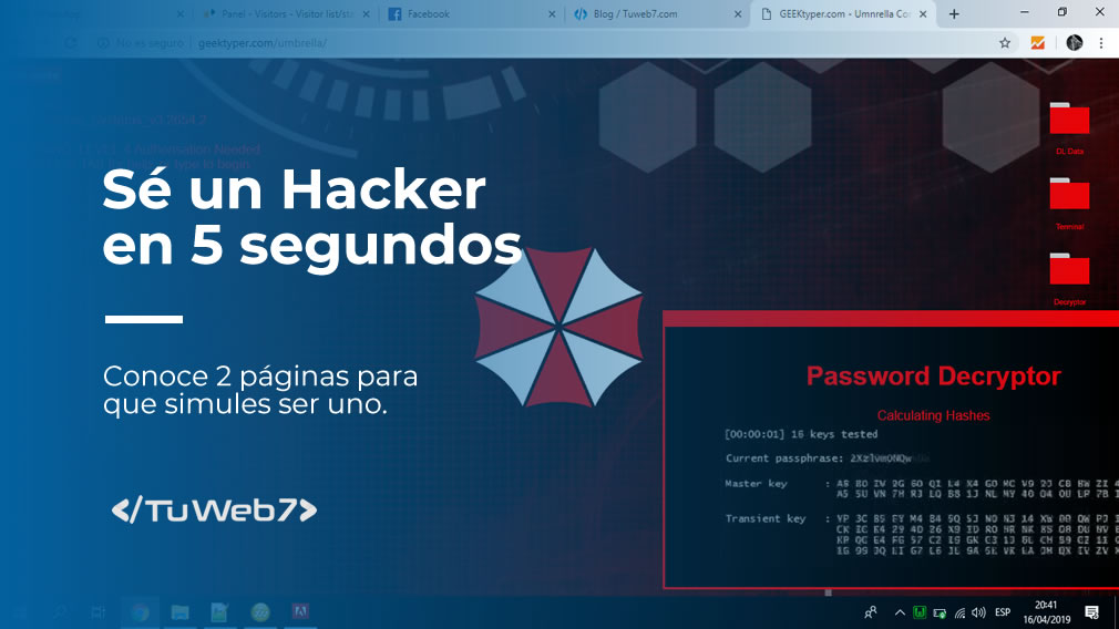 Si quieres fingir ser un hacker existe una página web para eso